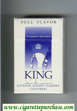 King StreetFull Flavor cigarettes hard box