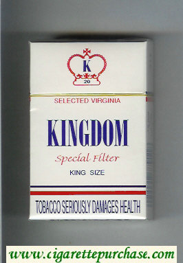 Kingdom Selected Virginia Special Filter cigarettes hard box