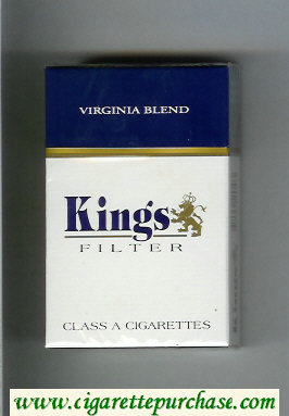 Kings Filter Virginia Blend cigarettes hard box