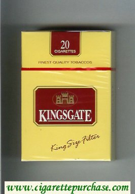 Kingsgate cigarettes hard box