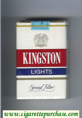 Kingston Lights Special Filter cigarettes soft box