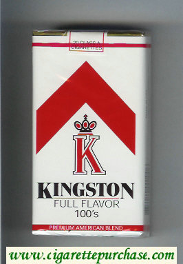 Kingston K Full Flavor 100s cigarettes soft box