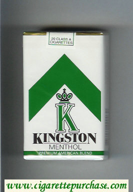 Kingston K Menthol cigarettes soft box