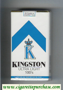 Kingston K Ultra Light 100s cigarettes soft box