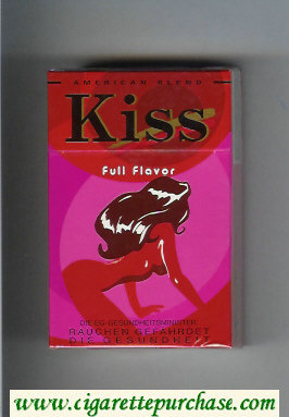 Kiss West Full Flavor cigarettes hard box