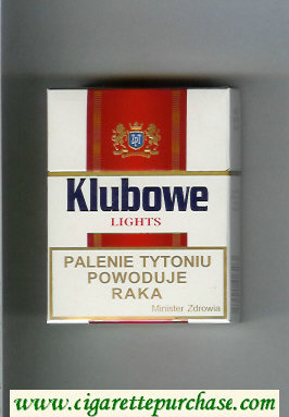 Klubowe Lights cigarettes hard box