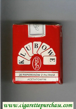 Klubowe red and white cigarettes soft box