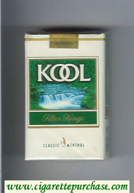 Kool Classic Menthol Filter Kings cigarettes soft box