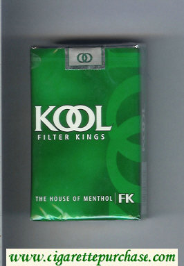 Kool Filter Kings The House of Menthol cigarettes soft box