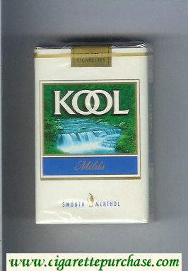 Kool Milds Menthol cigarettes soft box