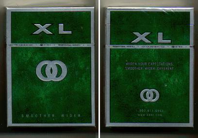 Kool XL Green Smoother Wider cigarettes hard box