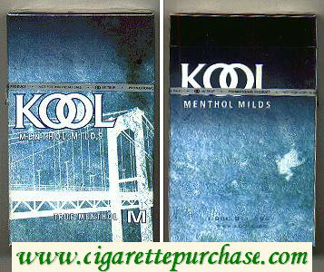 Kool Menthol Milds True Menthol cigarettes hard box