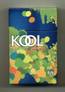 Kool Menthol Milds cigarettes hard box