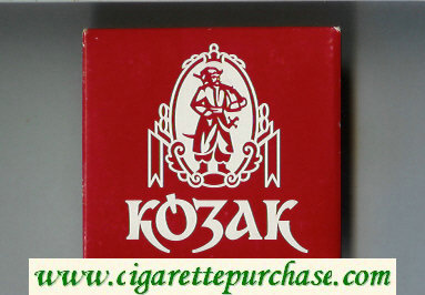 Kozak T cigarettes wide flat hard box