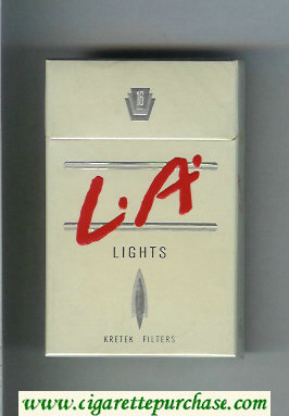 LA Lights 90s Cigarettes hard box