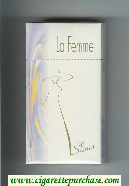 La Femme Slims 100s cigarettes hard box