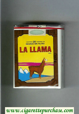La Llama cigarettes soft box