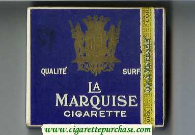 La Marquise cigarettes wide flat hard box