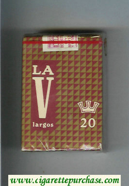 La V Largos cigarettes soft box