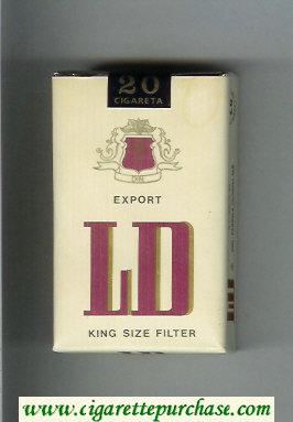 LD Export King Size Filter cigarettes soft box