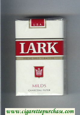 Lark Special Mild Tobaccos Milds Charcoal Filter white and red cigarettes soft box