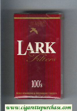 Lark Filters 100s red Cigarettes soft box