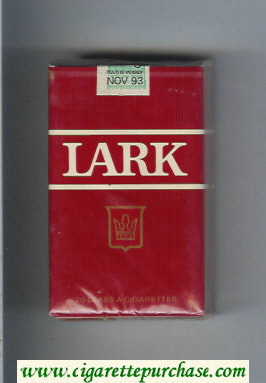 Lark red Cigarettes soft box