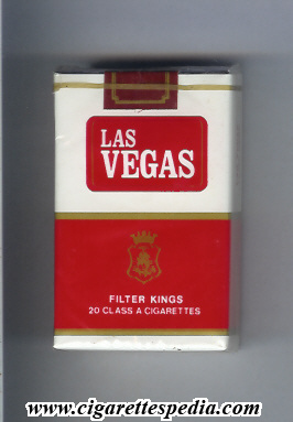 Las Vegas red and white Cigarettes soft box