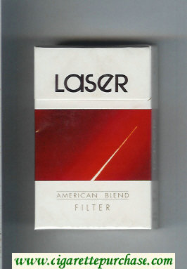 Laser American Blend Filter Cigarettes hard box