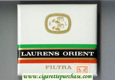 Laurens Orient Filtra Cigarettes wide flat hard box