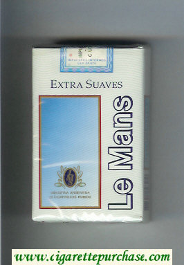 Le Mans Extra Suaves Cigarettes soft box