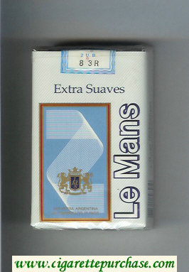 Le Mans Extra Suaves soft box Cigarettes