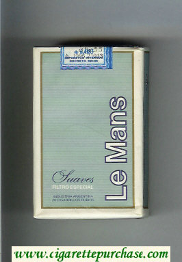 Le Mans Suaves Filtro Especial Cigarettes soft box