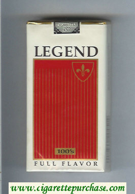 Legend Full Flavor 100s cigarettes soft box