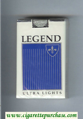 Legend Ultra Lights cigarettes soft box