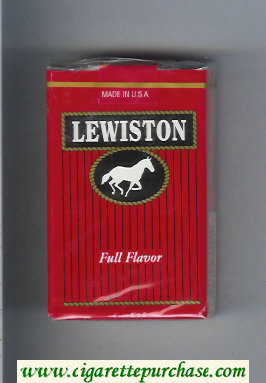 Lewiston Full Flavor cigarettes soft box