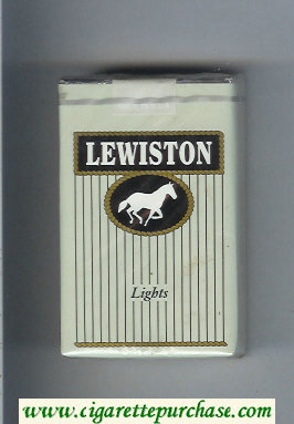 Lewiston Lights cigarettes soft box