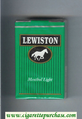 Lewiston Menthol Light cigarettes soft box