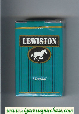 Lewiston Menthol cigarettes soft box