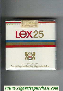 Lex 25 cigarettes soft box