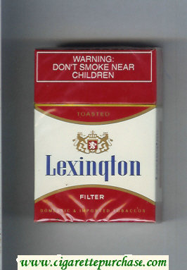 Lexington Filter cigarettes hard box