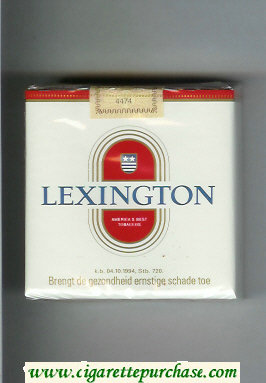 Lexington 25s cigarettes soft box