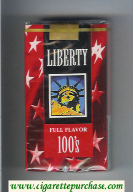 Liberty Full Flavor 100s cigarettes soft box