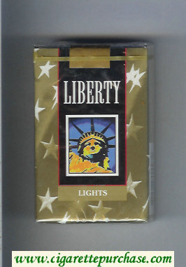 Liberty Lights cigarettes soft box