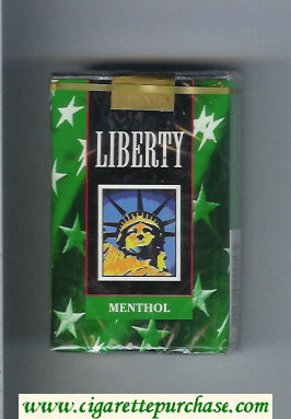 Liberty Menthol cigarettes soft box