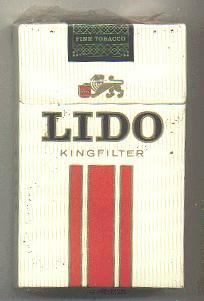 Lido King Filter cigarettes hard box