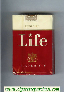 Life Filter Tip red and white cigarettes soft box