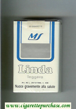 Linda Leggera cigarettes soft box