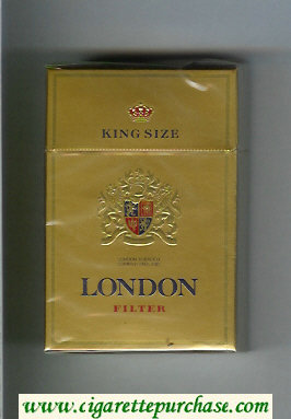 London Filter King Size cigarettes hard box