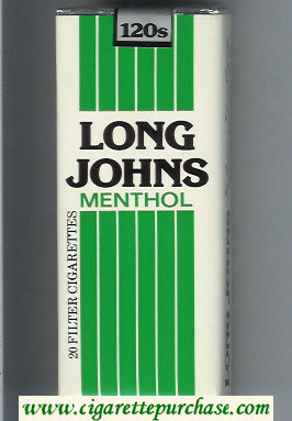 Long Johns Menthol 120s cigarettes soft box